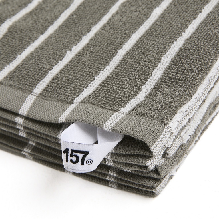 Stripe towel 50x70 Green